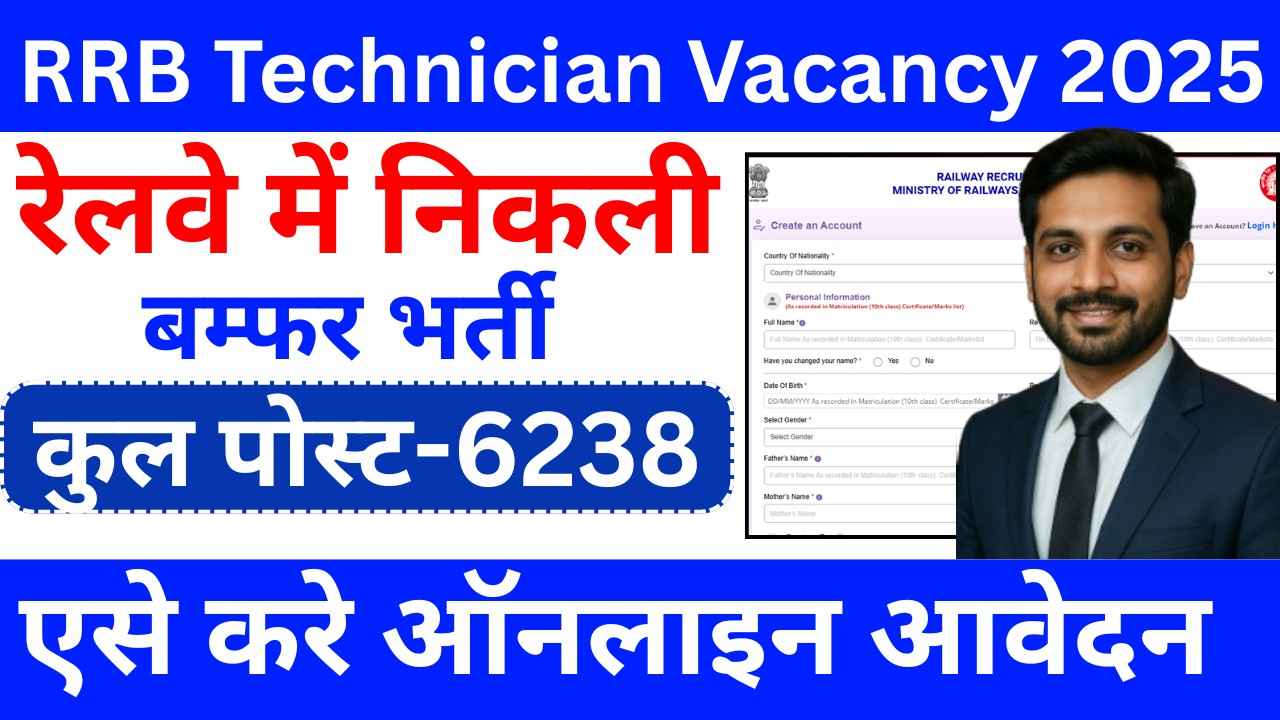 Railway RRB Technician Vacancy 2025