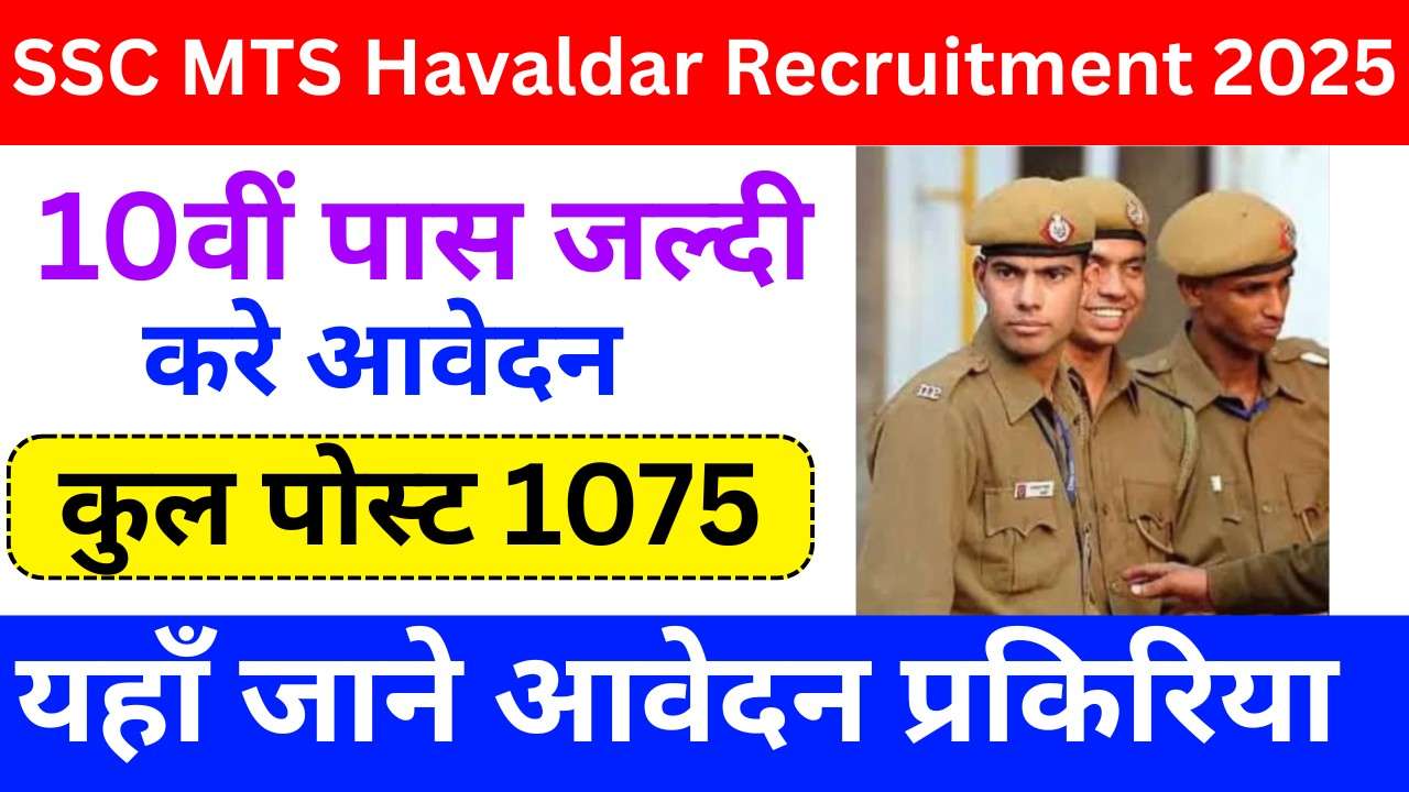 SSC MTS Havaldar Recruitment 2025