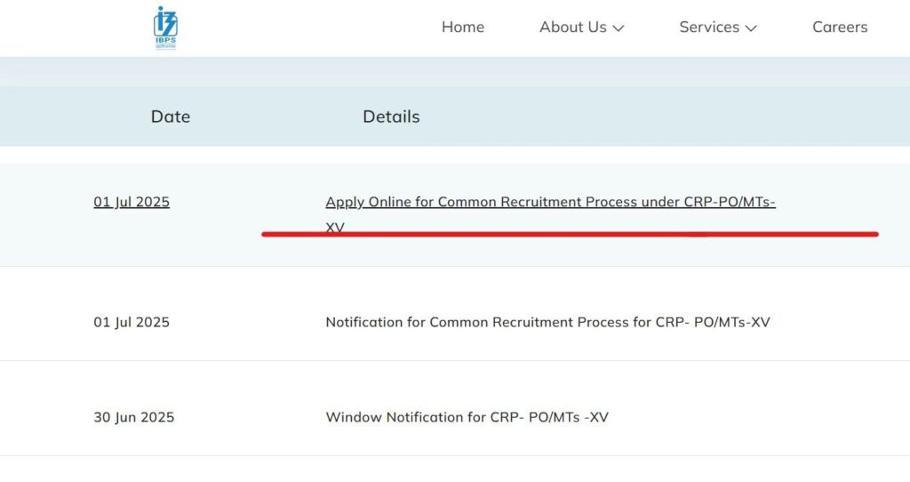 IBPS PO Recruitment 2025